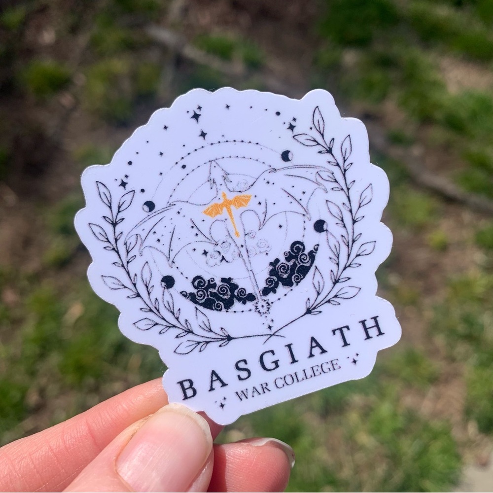 Fourth Wing Basgiath War College Stickers Pack of 4
